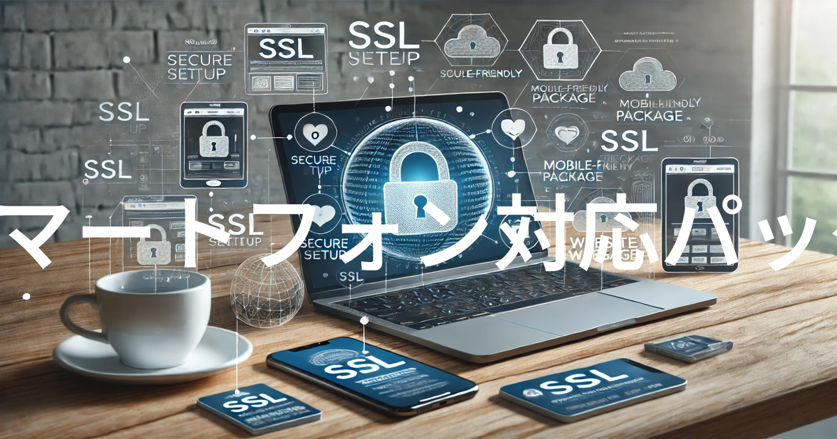 SSL設定&スマートフォン対応パッケージプラン(オンラインショップ向け)